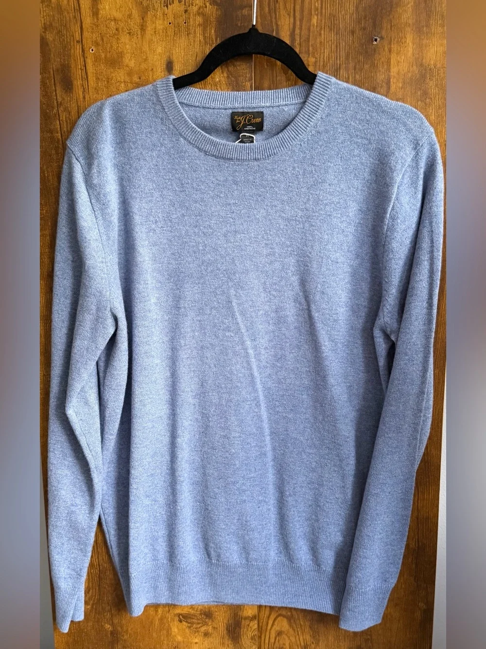J.Crew Men’s 100% Cashmere Crewneck Sweater Blue Size M
